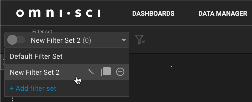 Filter controls